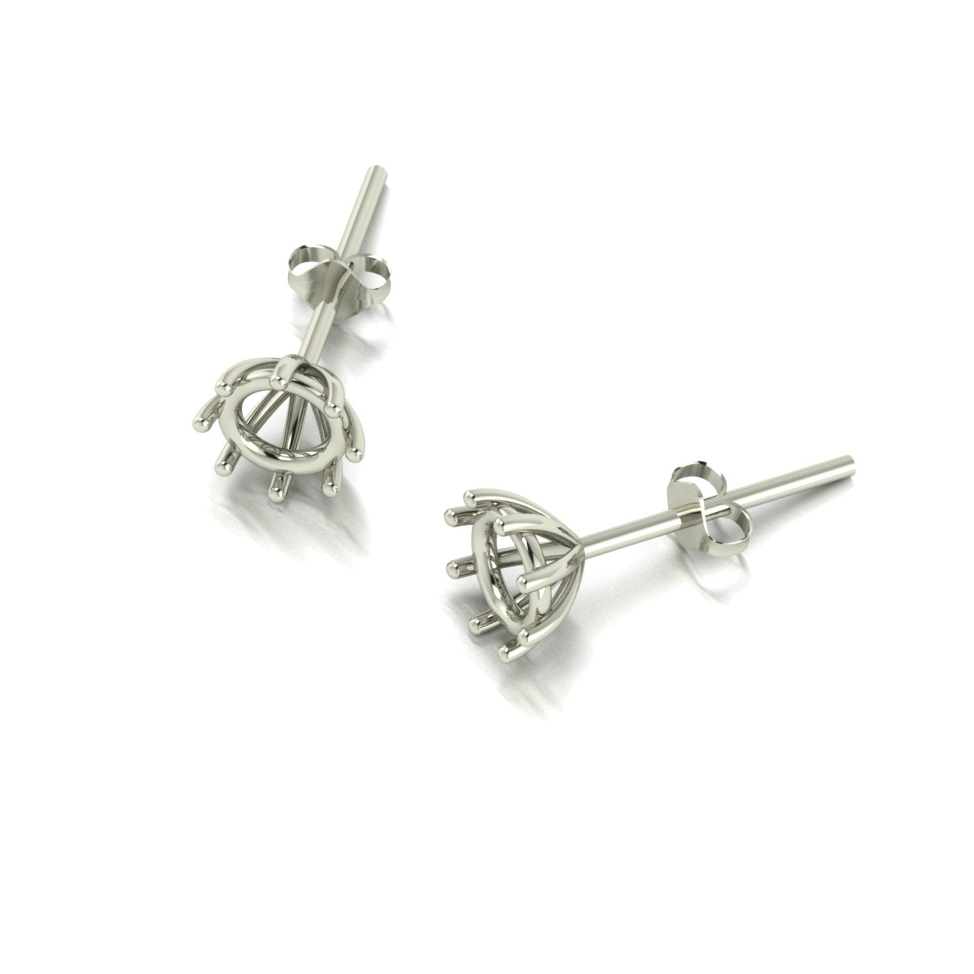 Earrings with Pins and Scrolls (pairs)